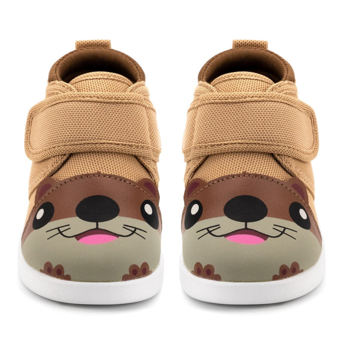 Otter Squeaky Toddler Shoes | Brown Squeaky Shoes ikiki® Shoes
