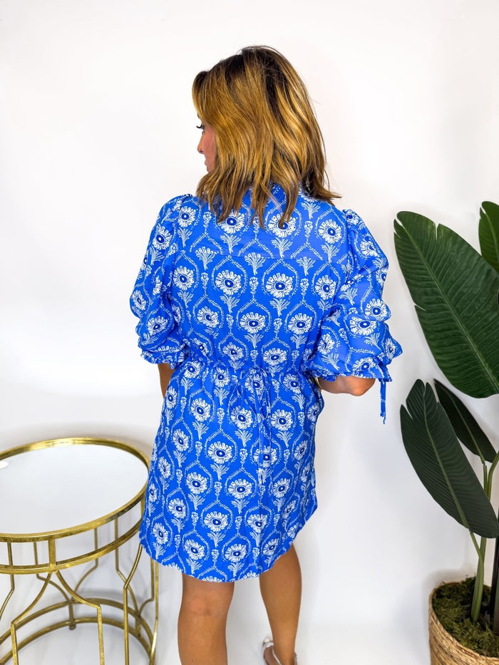 Out Of The Blue Dress - Reg & Curvy - Macoma Boutique250 Dresses