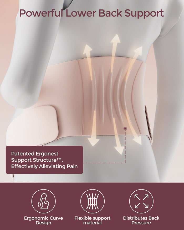 Pack Confort Grossesse : Ceinture de maintien Ergonest et soutien-gorge d’allaitement ultra doux sans coutures YN21