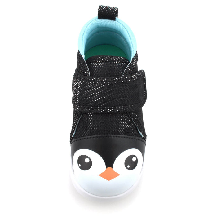 Black Penguin Squeaky Shoe V2 Top View Closed