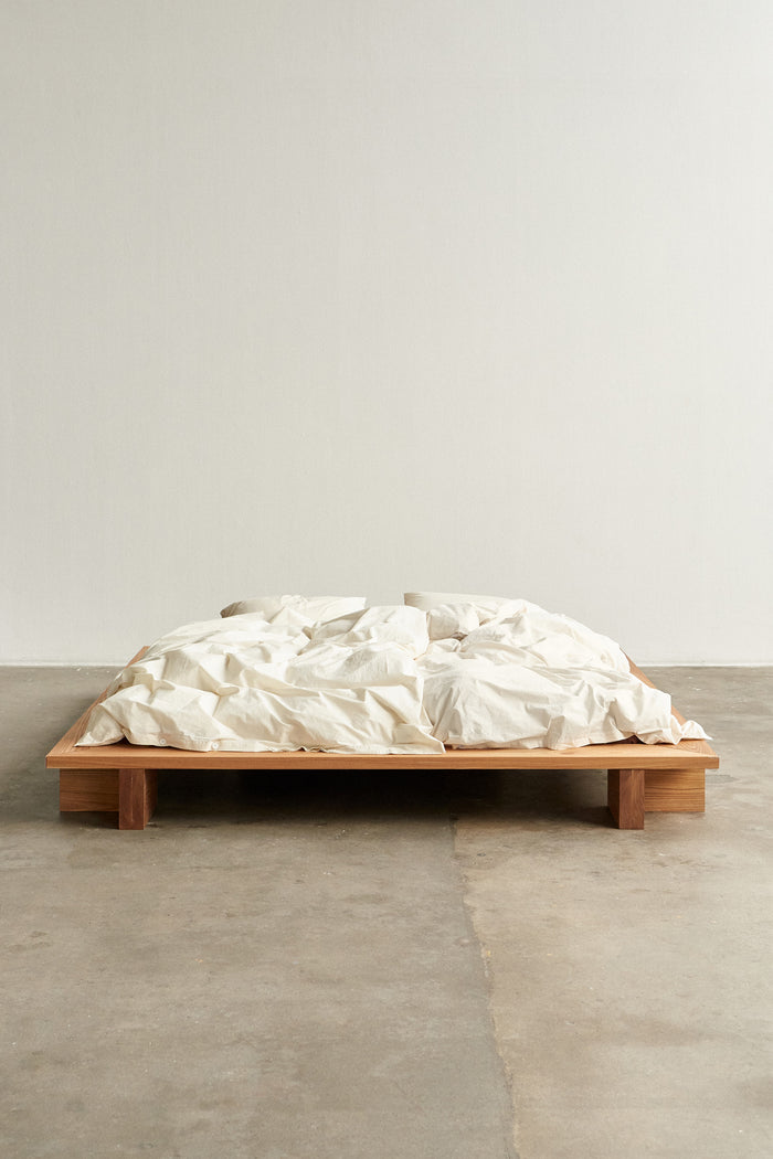 Percale King Duvet Cover Winter White