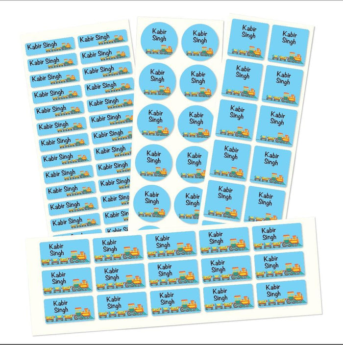 Personalised Name Labels | Name labels for School | Cho Choo Train - Bombay Toy Company