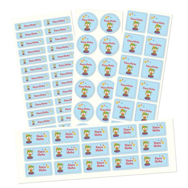 Personalised Name Labels | Name labels for School | India Circus - Bombay Toy Company