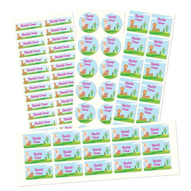 Personalised Name Labels | Name labels for School | Llama Llama - Bombay Toy Company