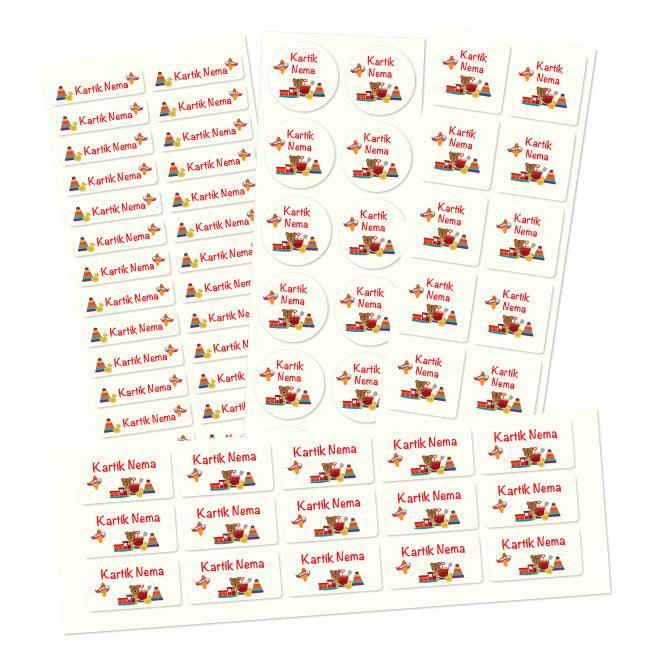 Personalised Name Labels | Name labels for School | Toy Store - Bombay Toy Company