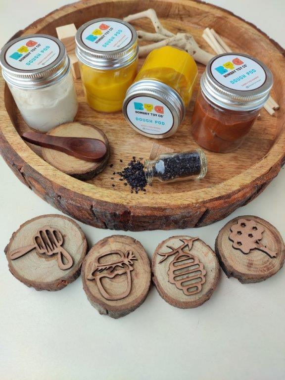 Play Dough Kit | Honeybee Theme | Sensory Play - Bombay Toy Company