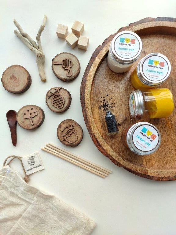 Play Dough Kit | Honeybee Theme | Sensory Play - Bombay Toy Company