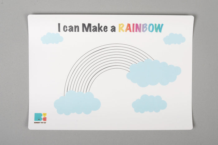 Play Dough Mat | I can make a Rainbow | Reusable - Bombay Toy Company