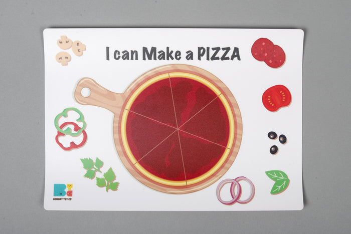 Play Dough Mat | I can make Pizza!! | Reusable - Bombay Toy Company