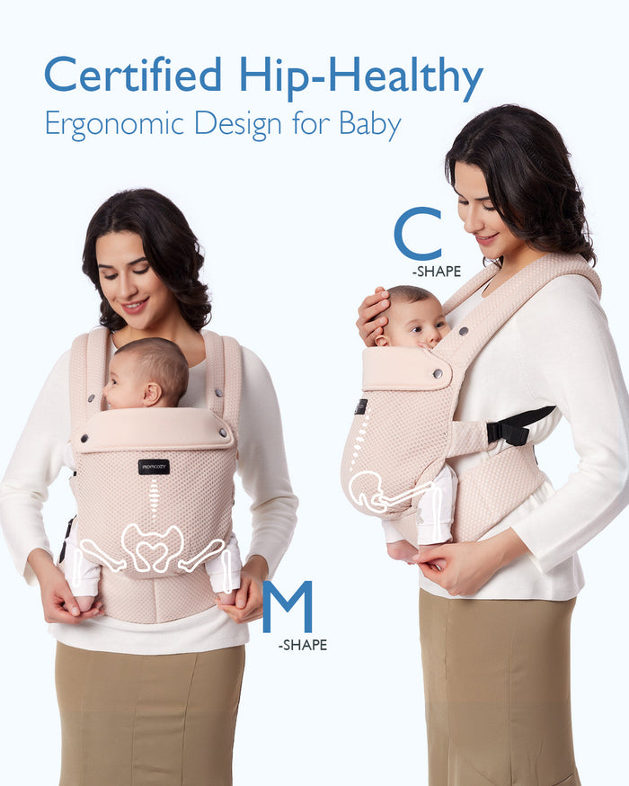 Porte-bébé Momcozy PureHug en maille aérée