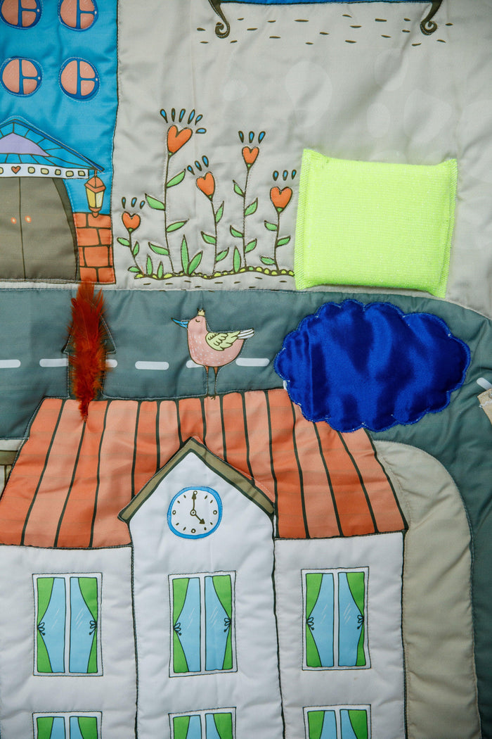 PRE ORDER | Sensory Play Mat with City Theme - 52x72 Inches - Bombay Toy Company