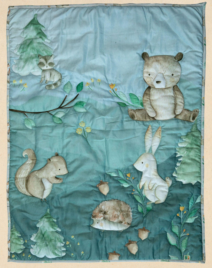 PRE ORDER | Whimsical Woods Quilt - Bombay Toy Company