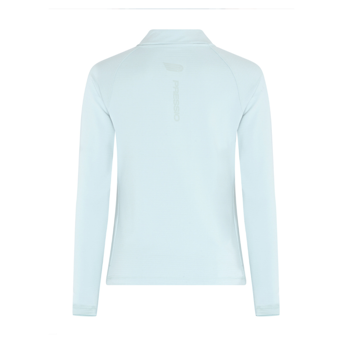 Pressio Women's Perform Thermal 1/4 Zip Top in Cloud Blue AW25