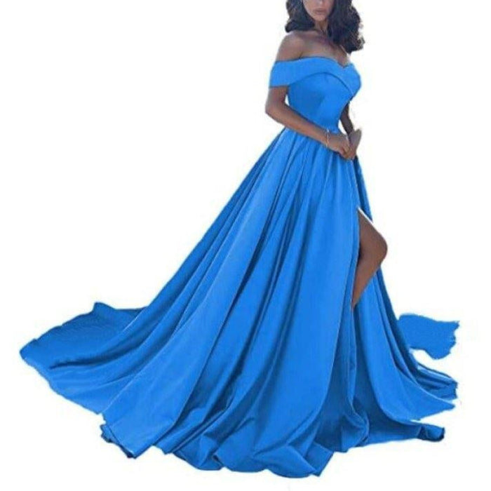 Wedding Dress Ocean Blue