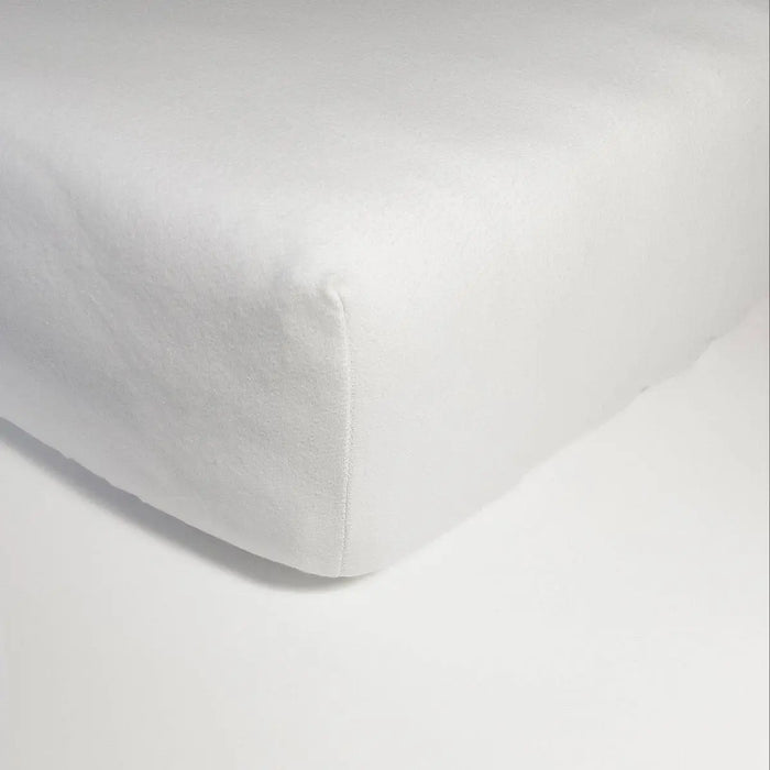 Protège-matelas en flanelle de coton bio - sans plastique Kadolis