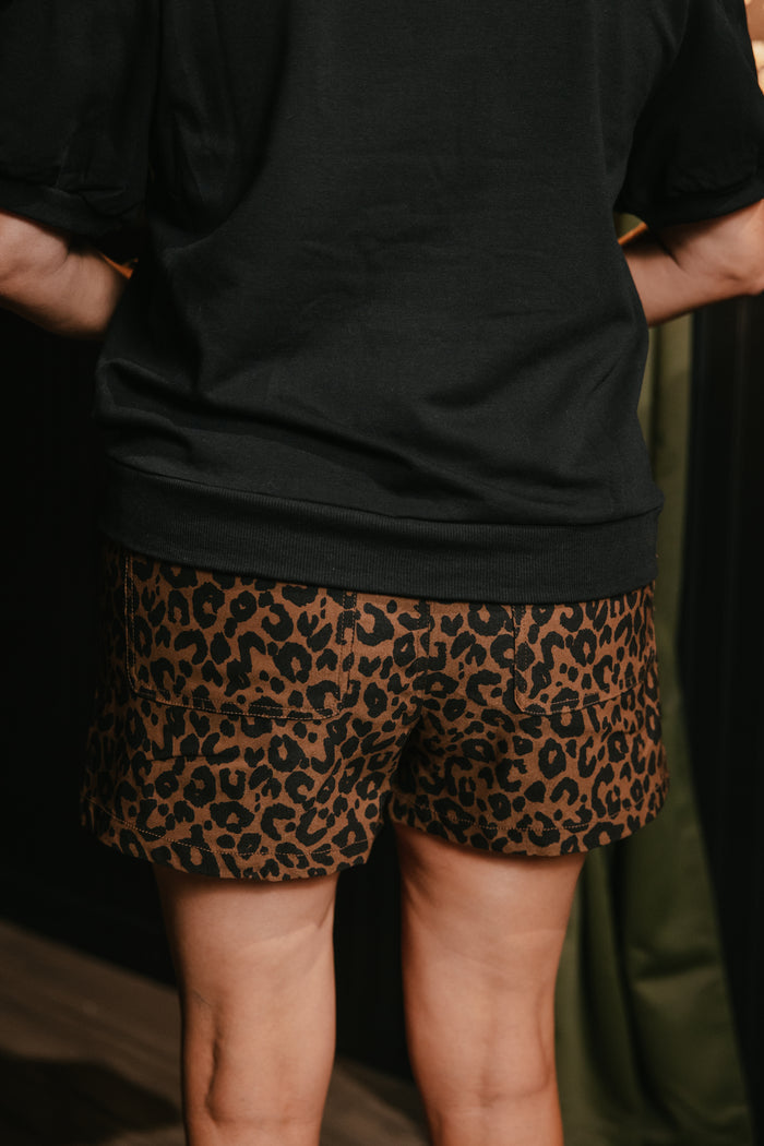 Prowl & Play Leopard Shorts