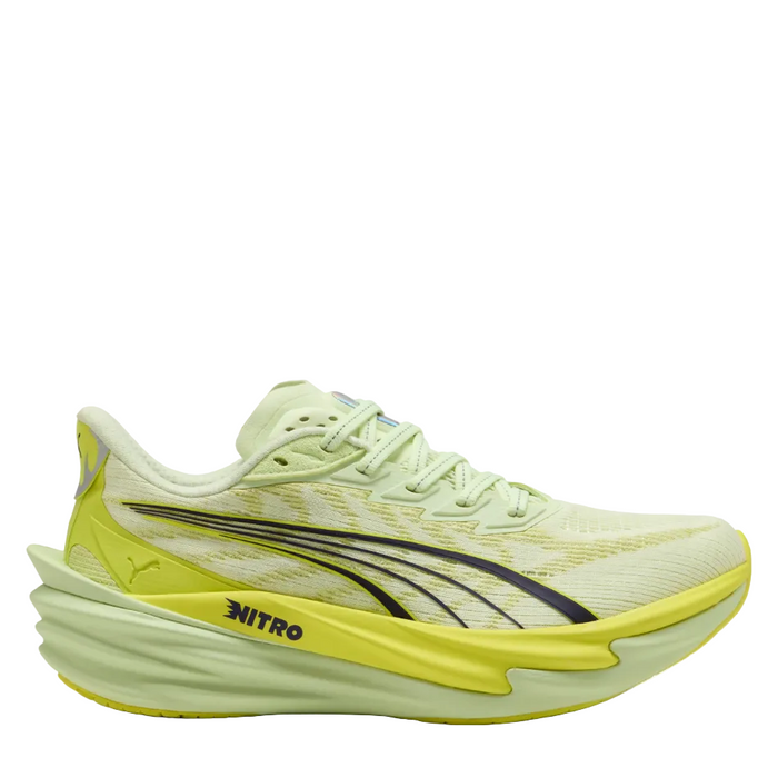PUMA Women's Deviate NITRO 4 Running Shoes in Apple Spritz/Lux Lime SS26