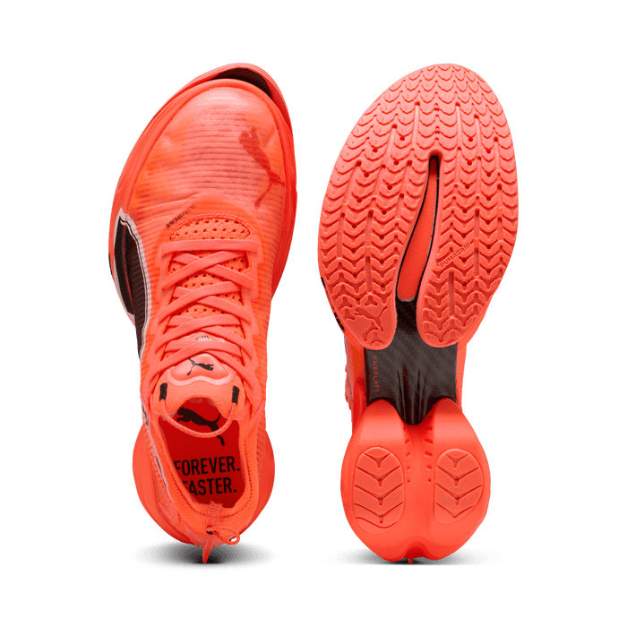 PUMA Shoes Puma Women's Deviate Nitro Elite Fast-R Running Shoes in Glowing Red/Puma White SS25 - Up and Running