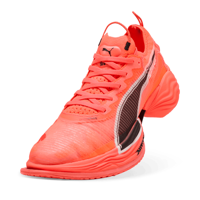 PUMA Shoes Puma Women's Deviate Nitro Elite Fast-R Running Shoes in Glowing Red/Puma White SS25 - Up and Running