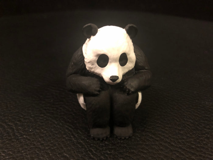 Retired Japan crouching Panda Shiba Inu Dog Macaque Monkey Cat &amp; Fennec Fox animal PVC Mini Figure Figurine Model