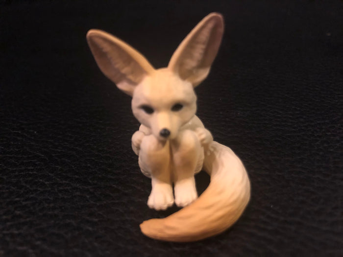 Retired Japan crouching Panda Shiba Inu Dog Macaque Monkey Cat &amp; Fennec Fox animal PVC Mini Figure Figurine Model