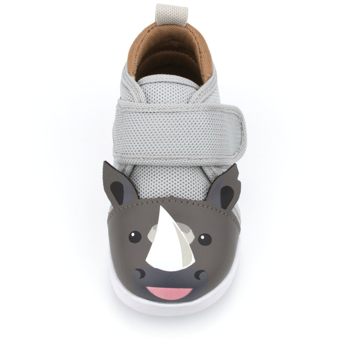 Rhino Squeaky Toddler Shoes for Boys and Girls V2 | Gray