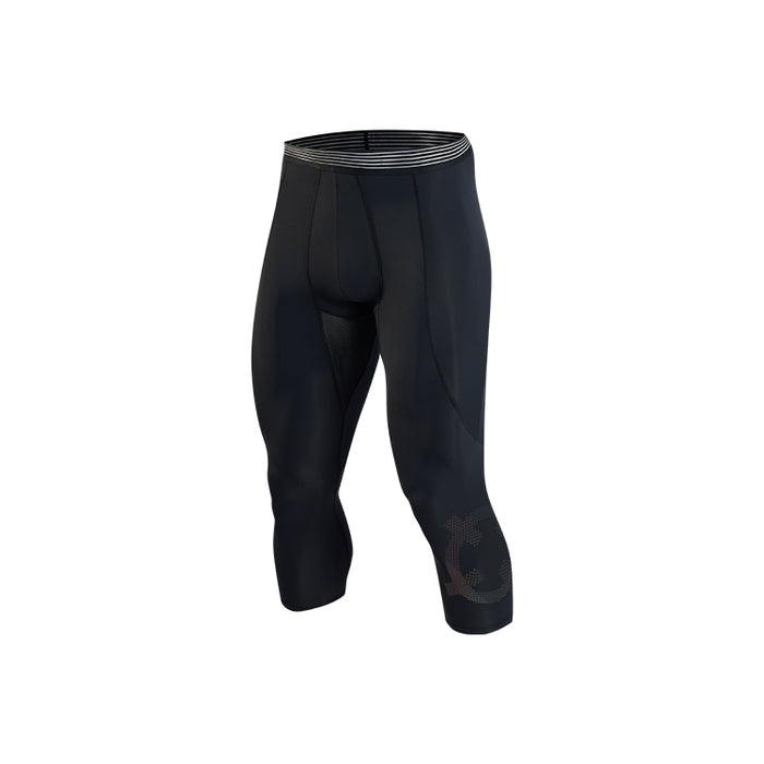Rigorer 28% Spandex Compression Cropped Pants [Z125313305]