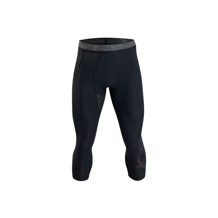 Rigorer 28% Spandex Compression Cropped Pants [Z125313305]