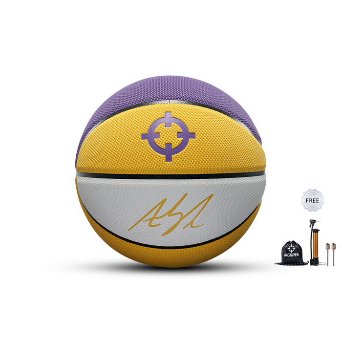 Rigorer Austin Reaves  PU Basketball 'Purple/Yellow/White' [Z123320110-7]