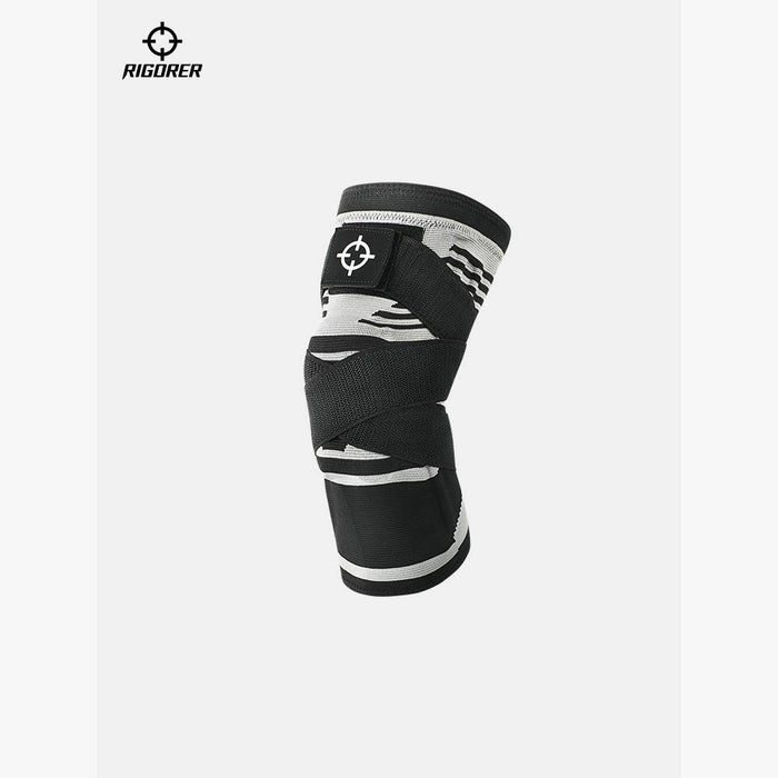 Knee Brace Cotton TPU Anti-Skid Strip Double Support Bars Silicone Pad - Rigorer Official Flagship Store