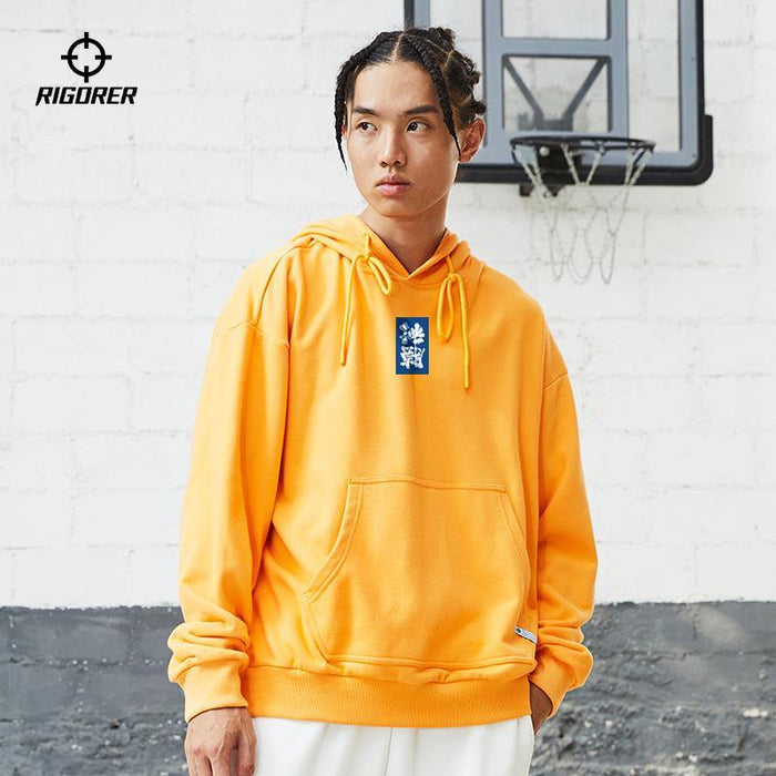 Men's Gym Active Long Sleeve Hoodie Casual Hooded Sweatshirts - Rigorer Official Flagship Store