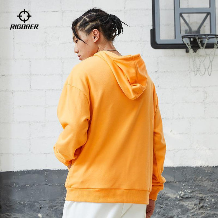Men's Gym Active Long Sleeve Hoodie Casual Hooded Sweatshirts - Rigorer Official Flagship Store