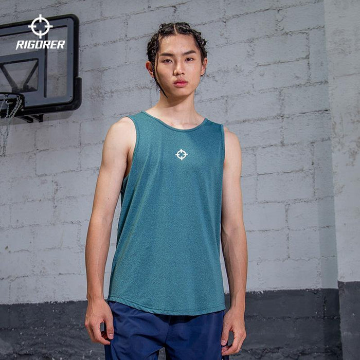 Mens Sports Reversible Basketball Jersey Quick Dry Fitness Gym Singlets Sleeveless Shirts - Rigorer Official Flagship Store