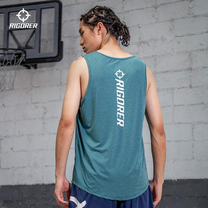 Mens Sports Reversible Basketball Jersey Quick Dry Fitness Gym Singlets Sleeveless Shirts - Rigorer Official Flagship Store
