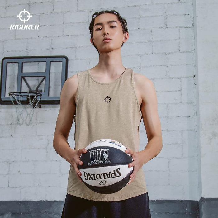 Mens Sports Reversible Basketball Jersey Quick Dry Fitness Gym Singlets Sleeveless Shirts - Rigorer Official Flagship Store