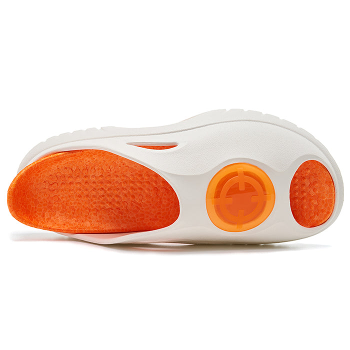 Rigorer Shark Slides 'White/Orange' (Pack without box) [Z123260506-2]