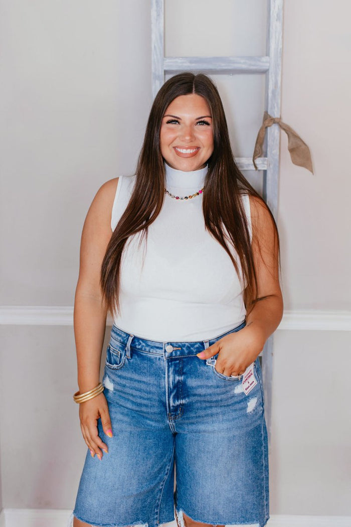 Risen Easy Edge Tummy Control Bermuda Shorts - Reg & Curvy - Macoma Boutique180 Shorts