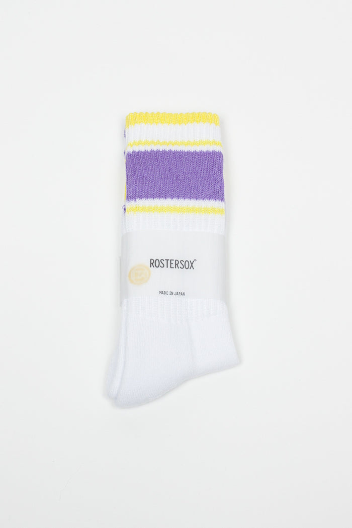 RS-219 Stripe Socks Purple