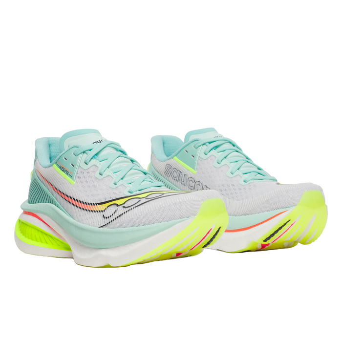 Saucony Women's Endorphin Azura Running Shoes in White/Splash SS26