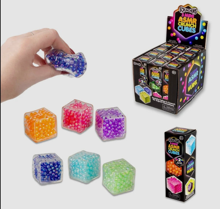 Scrumchems ASMR Mini crunch cubes 3pk assorted