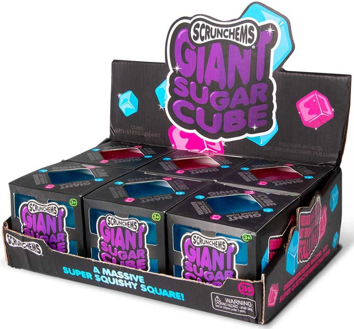 SCRUNCHEMS GIANT SUGAR CUBE ASSORTED