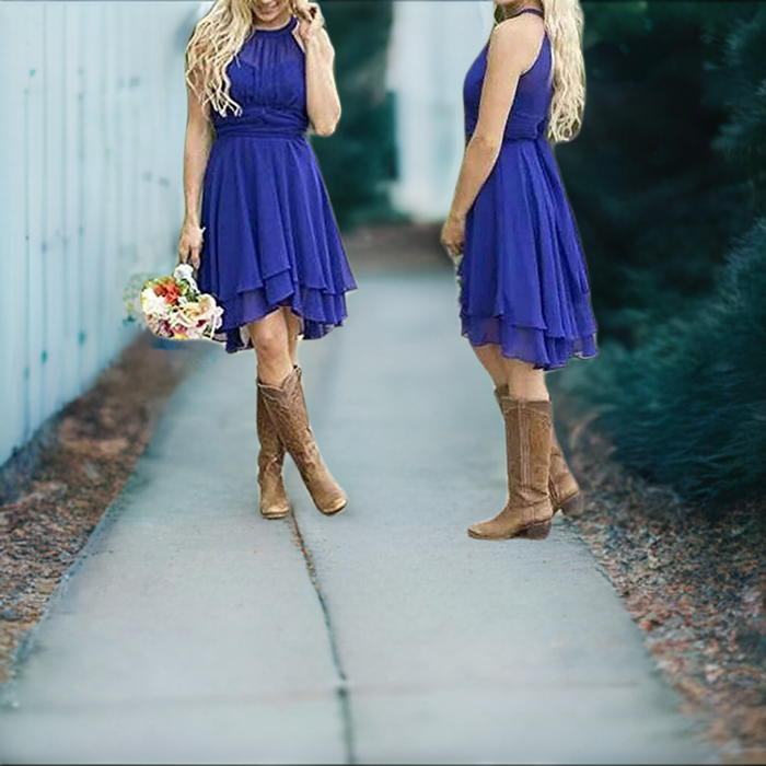 S&Dco Cowgirl Bridesmaid Dress for Rustic Wedding