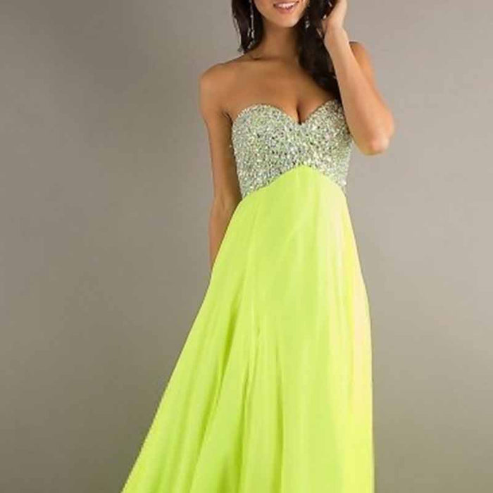 Sequin Top Chiffon Bottom Strapless Bridesmaid Dress 100 Colors Available