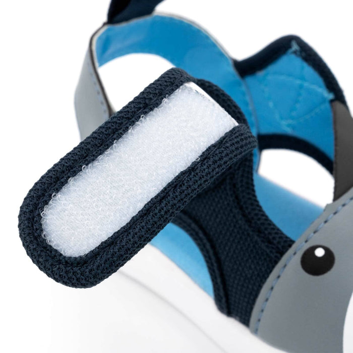Shark Squeaky Toddler Sandals | Blue Squeaky Sandals ikiki® Shoes