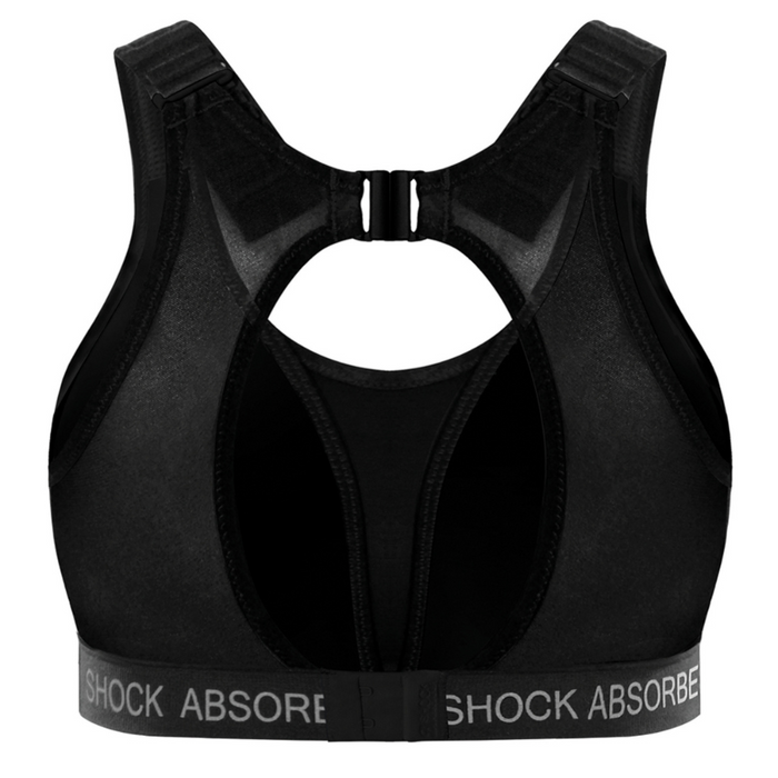 Shock Absorber Ultimate Run Bra Padded in Black/Silver