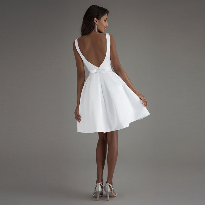 Short Prom Dress Backless A Line Short Evening Party Dress