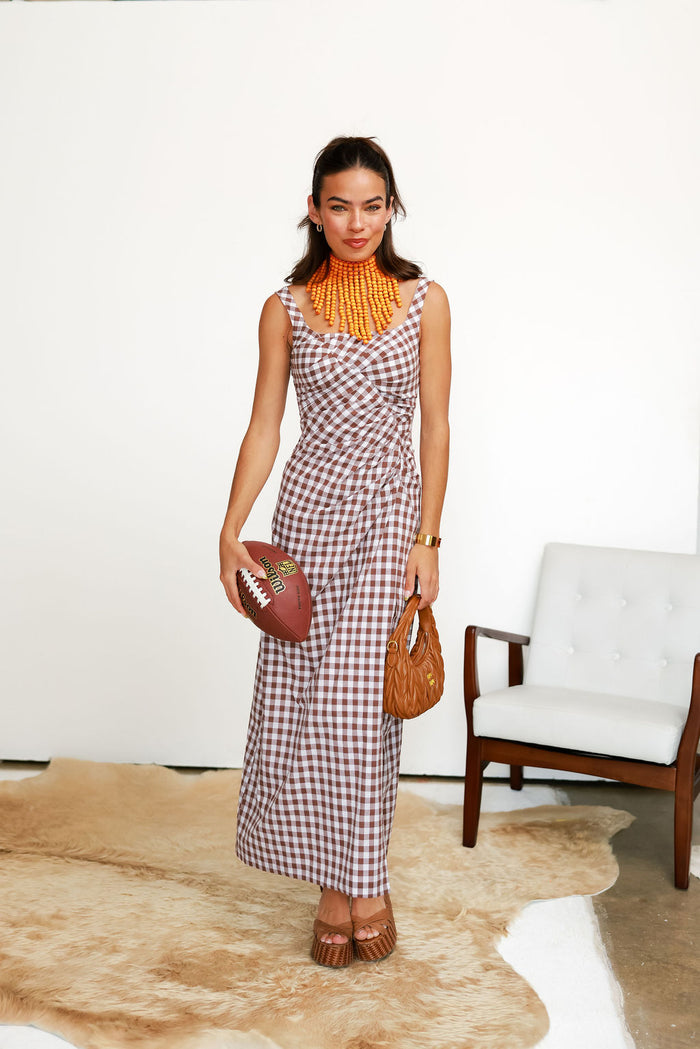 Sideline Maxi  - Gingham