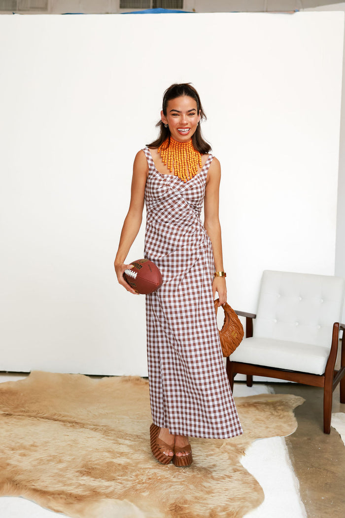 Sideline Maxi  - Gingham