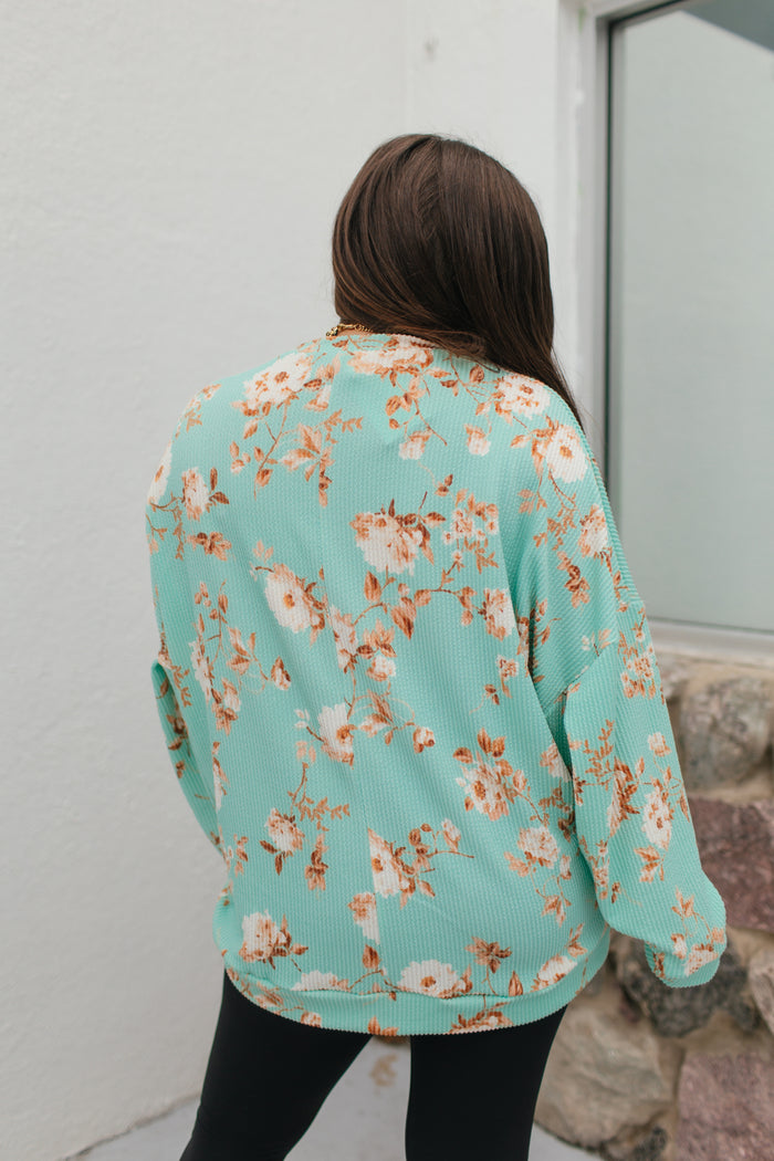 Sierra Pullover In Mint - Reg & Curvy
