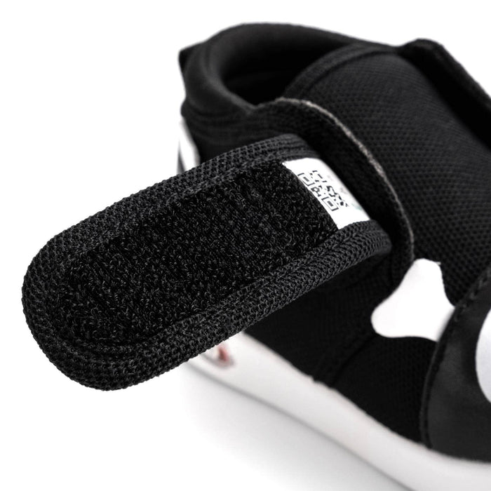 Skull & Crossbones Pirate Toddler Shoes | Black/White Squeaky Shoes ikiki® Shoes